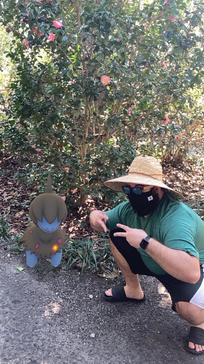 LabGuy_'s tweet photo. Went to the park today to evolve my newest best buddy Tohru. You already know I had to have a photo shoot. Peep her ribbon, respect the drip. #PokemonGo https://t.co/NAYeU7r0LZ