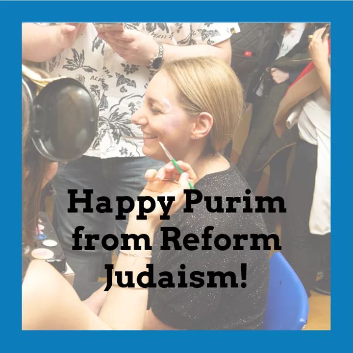 Happy Purim from Reform Judaism! 🎭🥂 We hope all of our members will be able to find time for at least some silliness this evening and tomorrow, as a much needed release from the stresses and anxiety this year has brought us. Our full Purim message: reformjudaism.org.uk/happy-purim-fr…