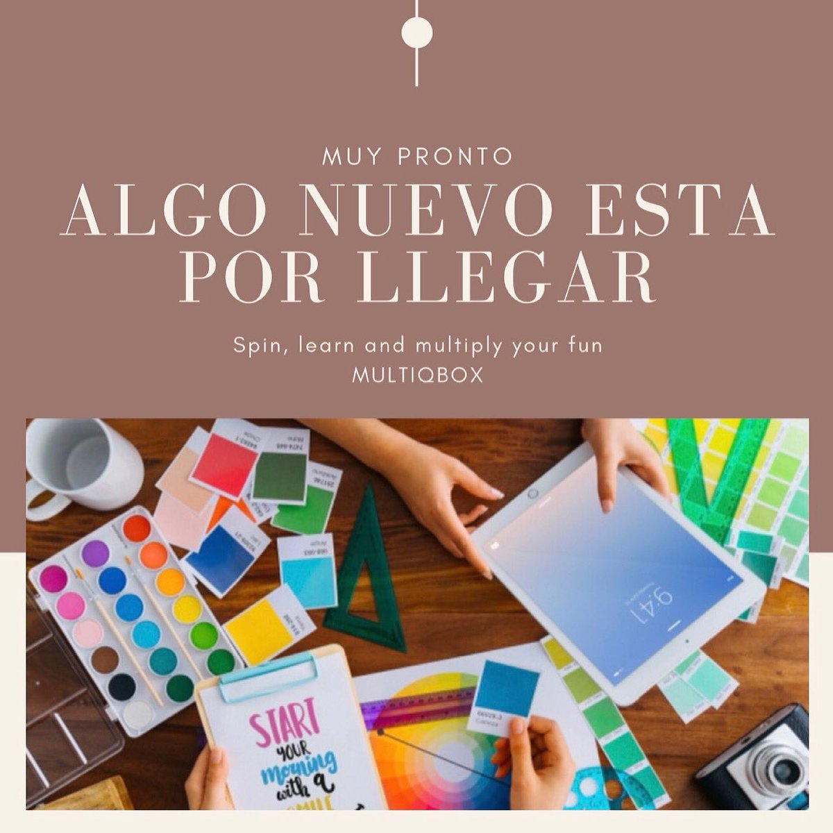 multiqbox's tweet photo. Multiqbox crece 
Gracias a tu apoyo estamos por lanzar un nuevo juego espéralo pronto 
#multiqbox #tablasdemultiplicar #mamasemprenden #crecemos #juegosdidacticos #aprendejugando #ideasnuevas #mexicotienetalento #mexicoemprende #ideasinovadoras #juegosparaaprender https://t.co/mP8DsNdPtx