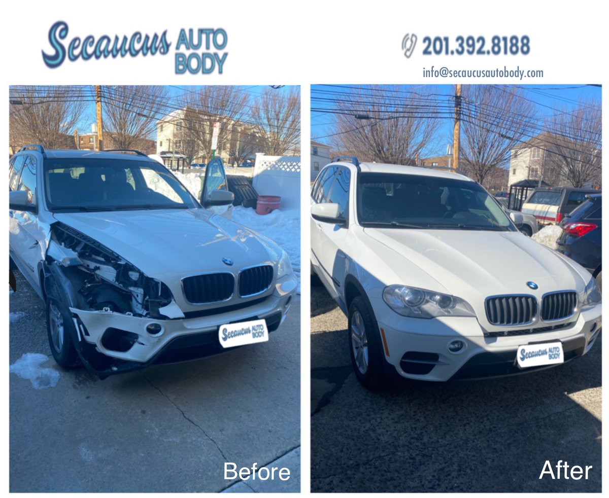 SecaucusAuto's tweet image. ! TRANSFORMATION THURSDAY ! Check out this awesome repair we did on a 2013 BMW X5. We were able to repair this BMW X5 and now it looks good as new! If your vehicle is in need of repair, contact us at 201.392.8188 or email us at info@secaucusautobody.com