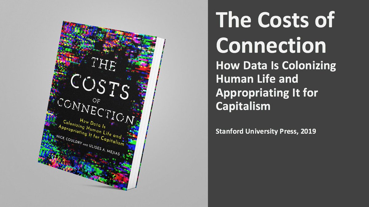 MediaLSE's tweet photo. You can purchase #TheCostsofConnection from @pagesofhackney if you're in the UK 🇬🇧, it's also widely available internationally 🌎
➡️ https://t.co/LoewGvLmFM
📥 Send us a DM if you can't locate a stockist near you.
@couldrynick @UlisesAliMejias @stanfordpress @CAP_Ltd #LSEmedia https://t.co/mUI9rkulpT