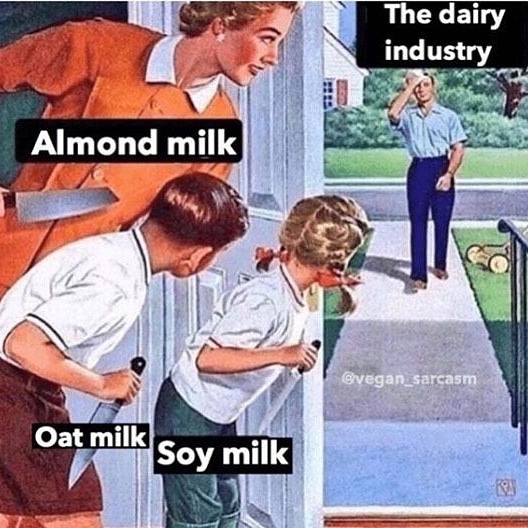 And that's on what? Oatfly > > > #veganmemes #vegan #memes #genzhumor #genz #plantmilk #veganfood