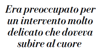 ccPinachet's tweet photo. Cioè si sarebbe suicidato (senza lasciare alcuna spiegazione) perché era preoccupato per un intervento molto delicato che doveva subire al cuore??? 🤔 #Catricala https://t.co/sZ6FuJTA9O