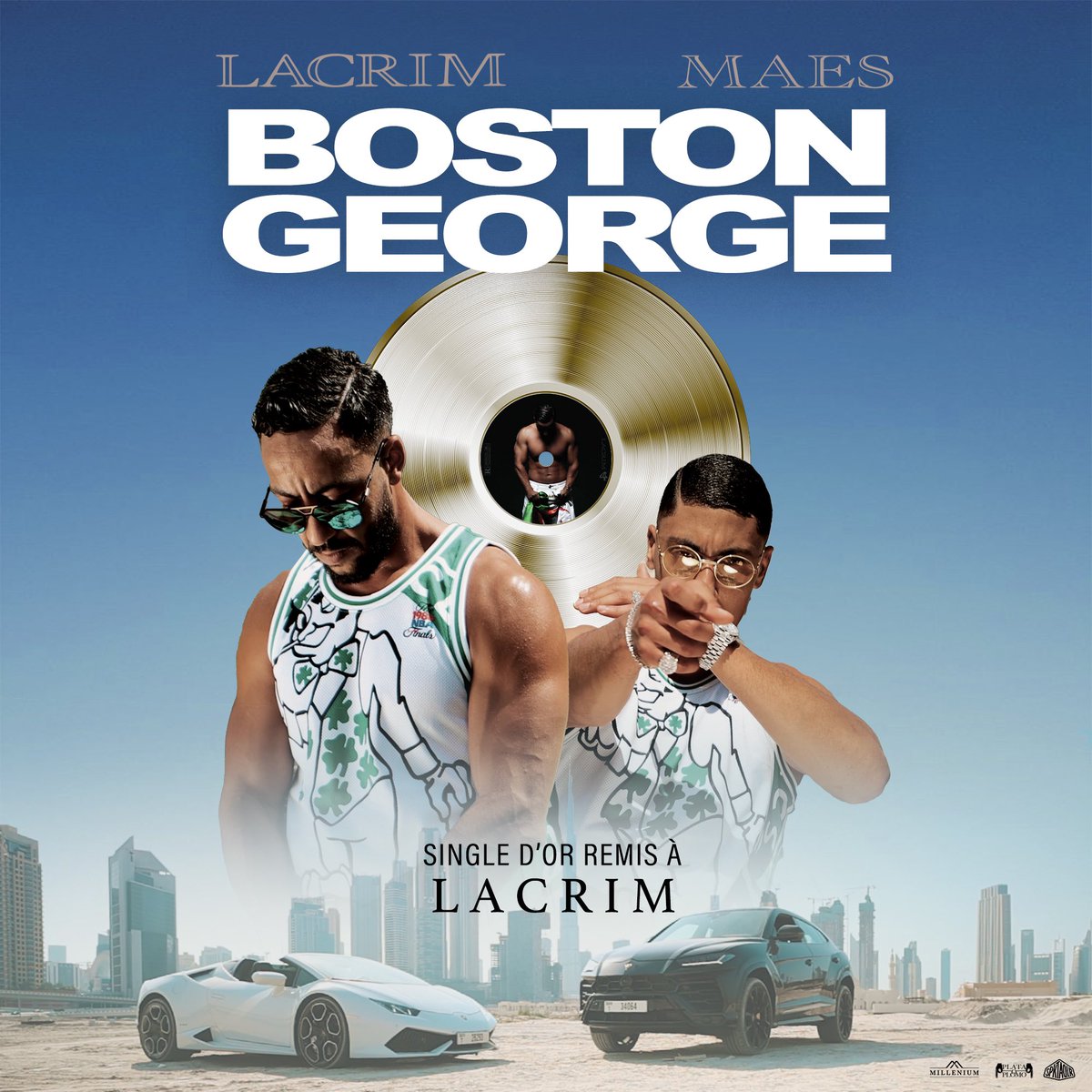 SPKTAQLR's tweet photo. 🐅 📀 @Lacrim_Officiel X @MaesOfficiel single d’or avec « Boston george » 🤝 #RIPRO4 toujours disponible ! https://t.co/1RRYo3TUSj