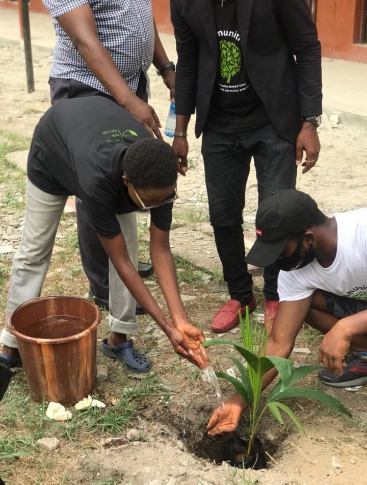mol_yn's tweet image. Best Birthday !
I enjoyed every bit of #Communitrees. 
Highlights was listening to these kids name their trees. I am optimistic they will nurture their babies ❤️💚☘️🍀🌵🌴🌳🌱🌿.
@SustyVibes  #Communitrees #ClimateAction #NigeriaForNature