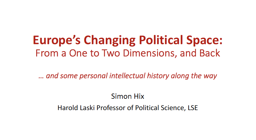 A great privilege to give the keynote lecture to kick off the #EGPPAnnualConference on "Europe’s Changing Political System and Issue Space: What Lessons from the 2019 European Elections?". 
Here are the slides from my talk: dropbox.com/s/12fk7owx8em6…