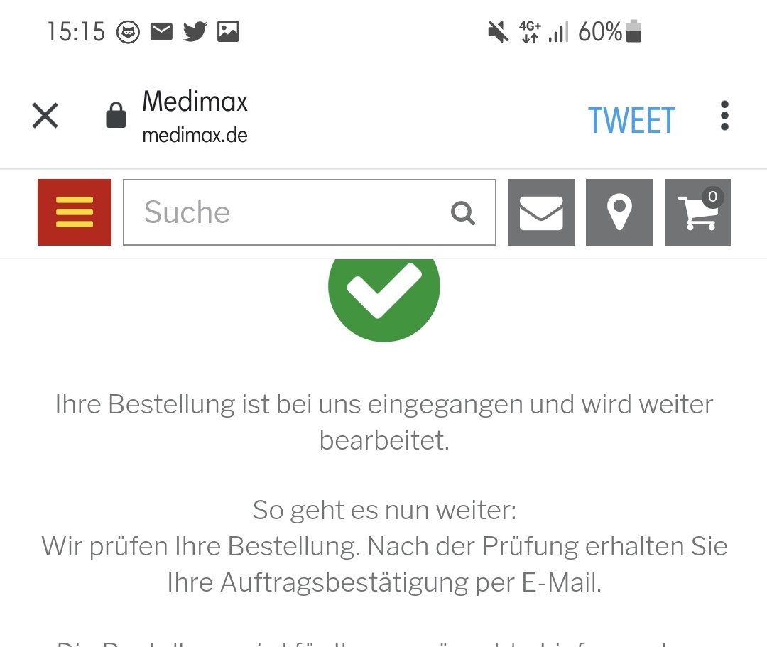 CiriSykes's tweet photo. @PSLetsPlayDE Gebt nicht auf! Nach einer Stunde und fünf Mal aus dem Warenkorb fliegen waren wir dann doch erfolgreich! https://t.co/KRAif2wExk