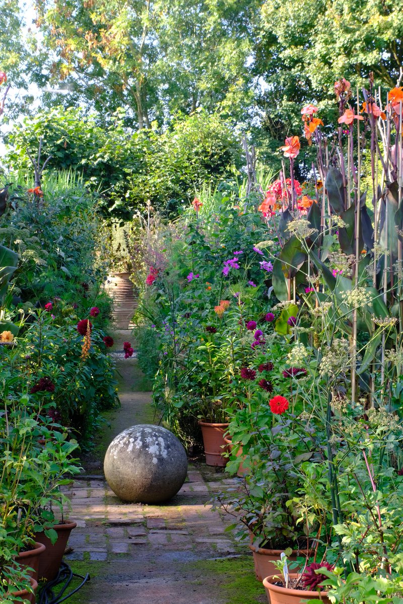 TheMontyDon's tweet image. The newly widened path in the Jewel Garden now ready for its summer transformation