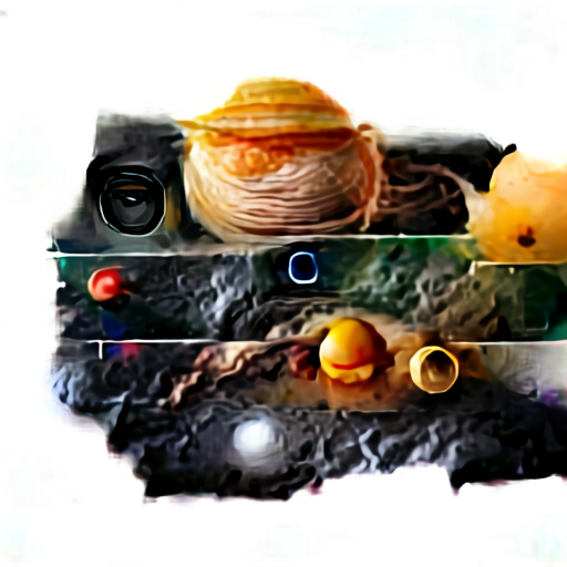"a photo of the solar system", generated by DALL-E + CLIP, kudos to <a href="/advadnoun/">Adverb</a>