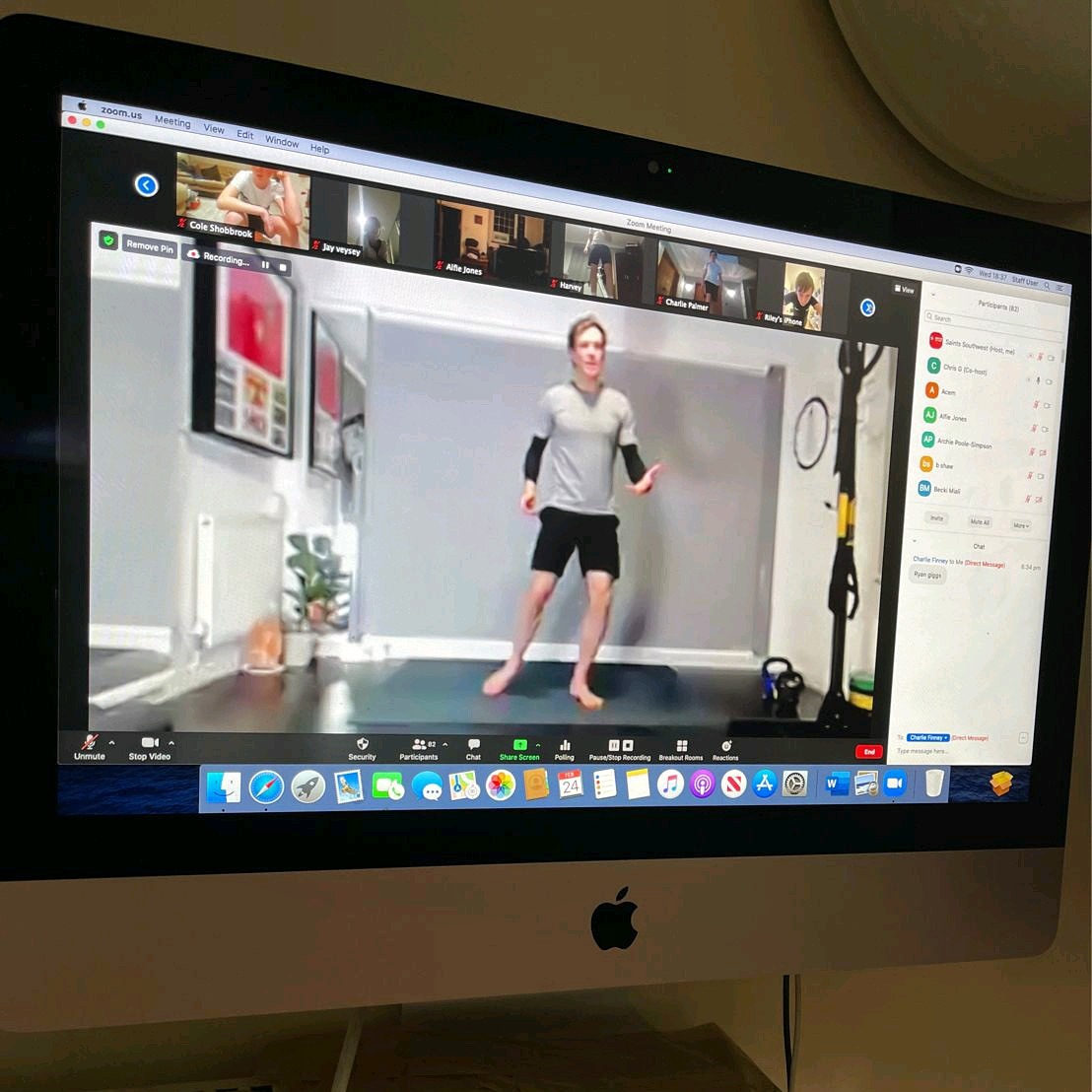 Yoga4Sport's tweet photo. 90 aspiring young footballers from @SaintsSouthWest upping there yoga game this week with a testing online stability and dynamic Yoga for football session 👌 https://t.co/89QrNTLMGl