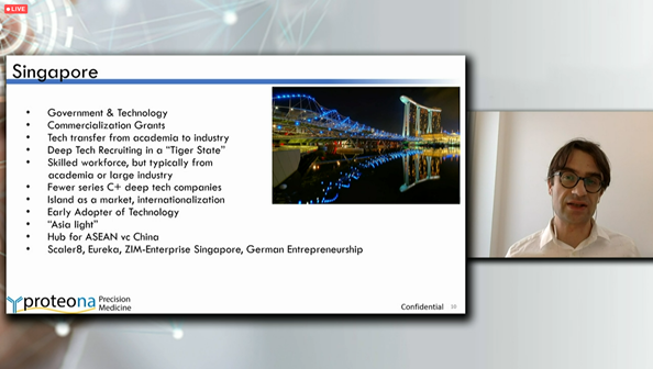 BioRNCluster's tweet image. Why starting a company in Singapore❓A. Schmidt from @proteona is sharing his international journey and experience at the closing event of Life-on-chip. #CELIS #BioRNMember