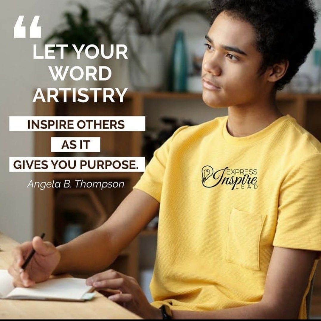 Inspire others through your words, storytelling, and scribe vibe! Articulate on purpose!

#ThursdayMotivation #Writeous4You #Articulate #ScribeVibe #Writers #WordArtistry #LetItFlow #LetYourPenSpeak #Journal #Journey #Express #Inspire #Lead