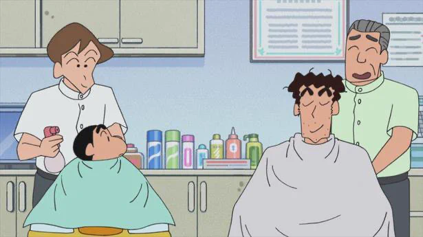 アニメではなぜかよくある？床屋に行く話の時だけ髪が伸びているwww