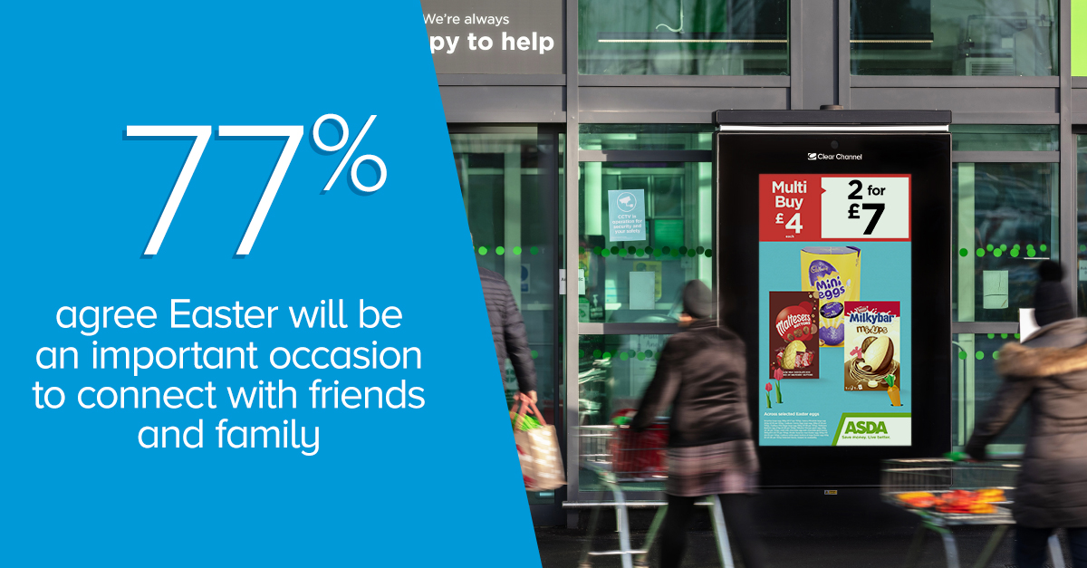 CcukNicola's tweet photo. As we approach #Easter, @clearchanneluk's new Retail Occasions insight series gives you access to all the knowledge you need to make the most of your advertising. 🐰 Discover the new retail insights &amp; the latest audience data on our hub: https://t.co/ZeQflQXpK7 #PlatformForBrands https://t.co/VDm1qVwWie