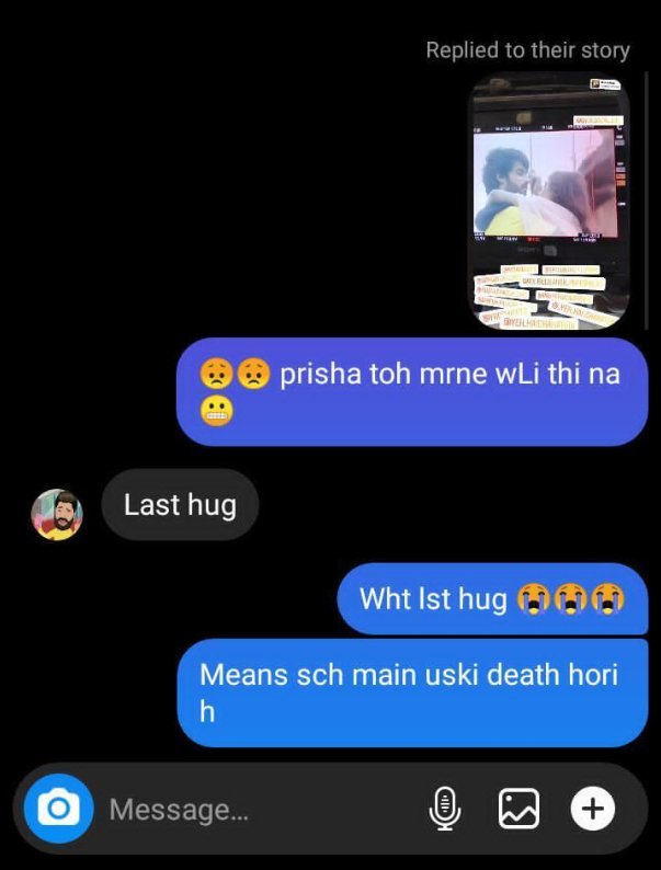 Divyaax_'s tweet photo. Y'all this is the last hug 😤😂😂
#YehHaiChahatein #LastHug https://t.co/MKBflzcHCT