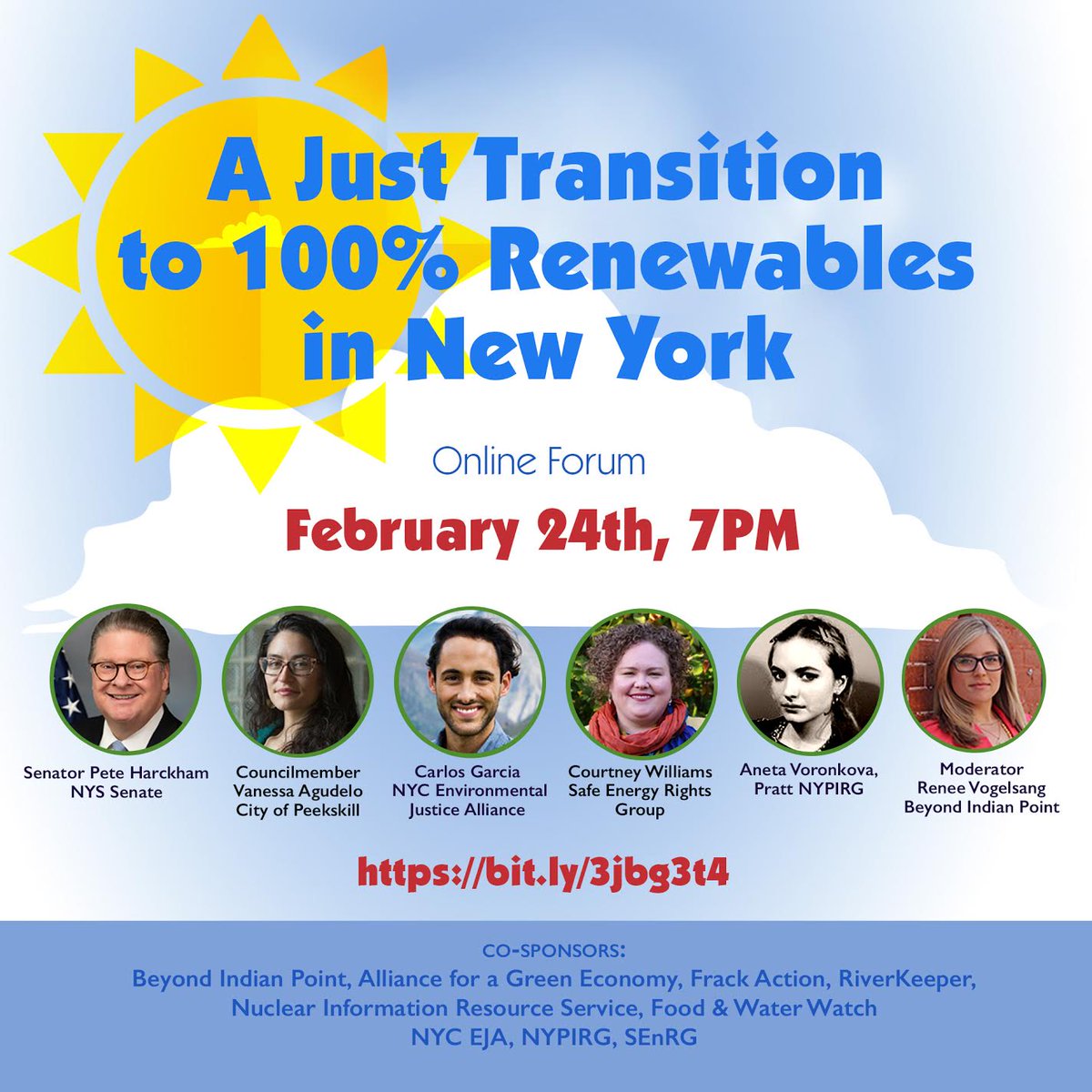 SenatorHarckham's tweet photo. I was delighted to speak at last night’s “A Just Transition to 100% Renewables in New York" forum. I discussed the Indian Point legislation that was recently signed into law, as well as the bills I am sponsoring that are will ensure a path to a future fueled by renewable energy. https://t.co/xZ9iruBfCq