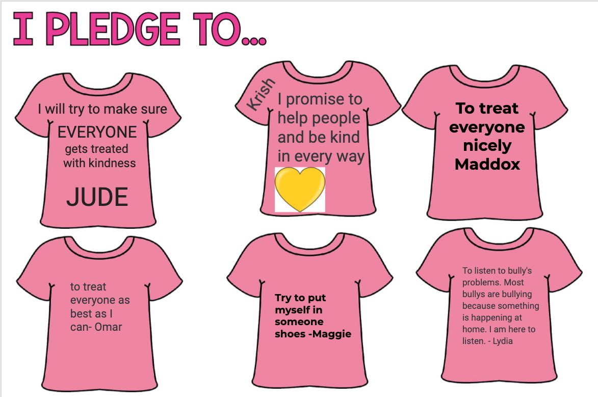 Pink day school spirit! #LiftEachOtherUp