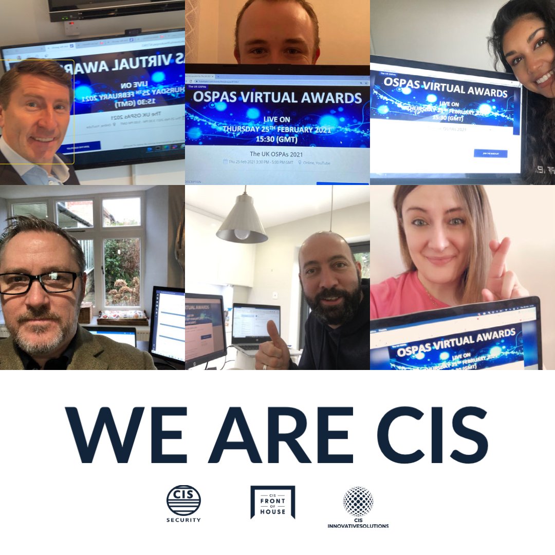 We are all plugged in to support our <a href="/theOSPAs/">The OSPAs</a> finalists! Best of luck to Ataul, Caroline, the Security Team at London Bridge City and of course…the whole of CIS! 🥳

#Awards #SecurityIndustry #OSPAs