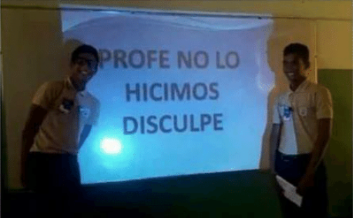 Estos somos nosotros la presentación de Realidad Virtual de hace poco. 
Lo siento mucho. Nos hemos equivocado y no volverá a ocurrir.