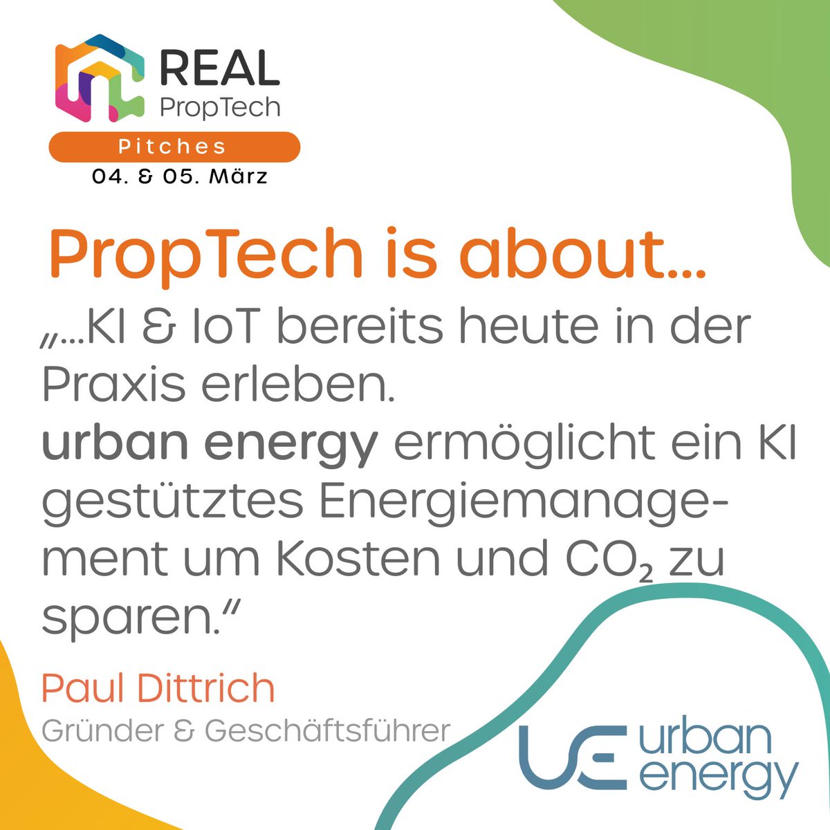 Wir starten mit den REAL Prop Tech Pitches motiviert in den März. Mit spannenden Pitches und Diskussionen rund um die Immobilienbranche freuen wir uns auf ein spannendes Programm! Erlebt unseren Pitch live mit <a href="/realproptechcon/">REAL PropTech</a>