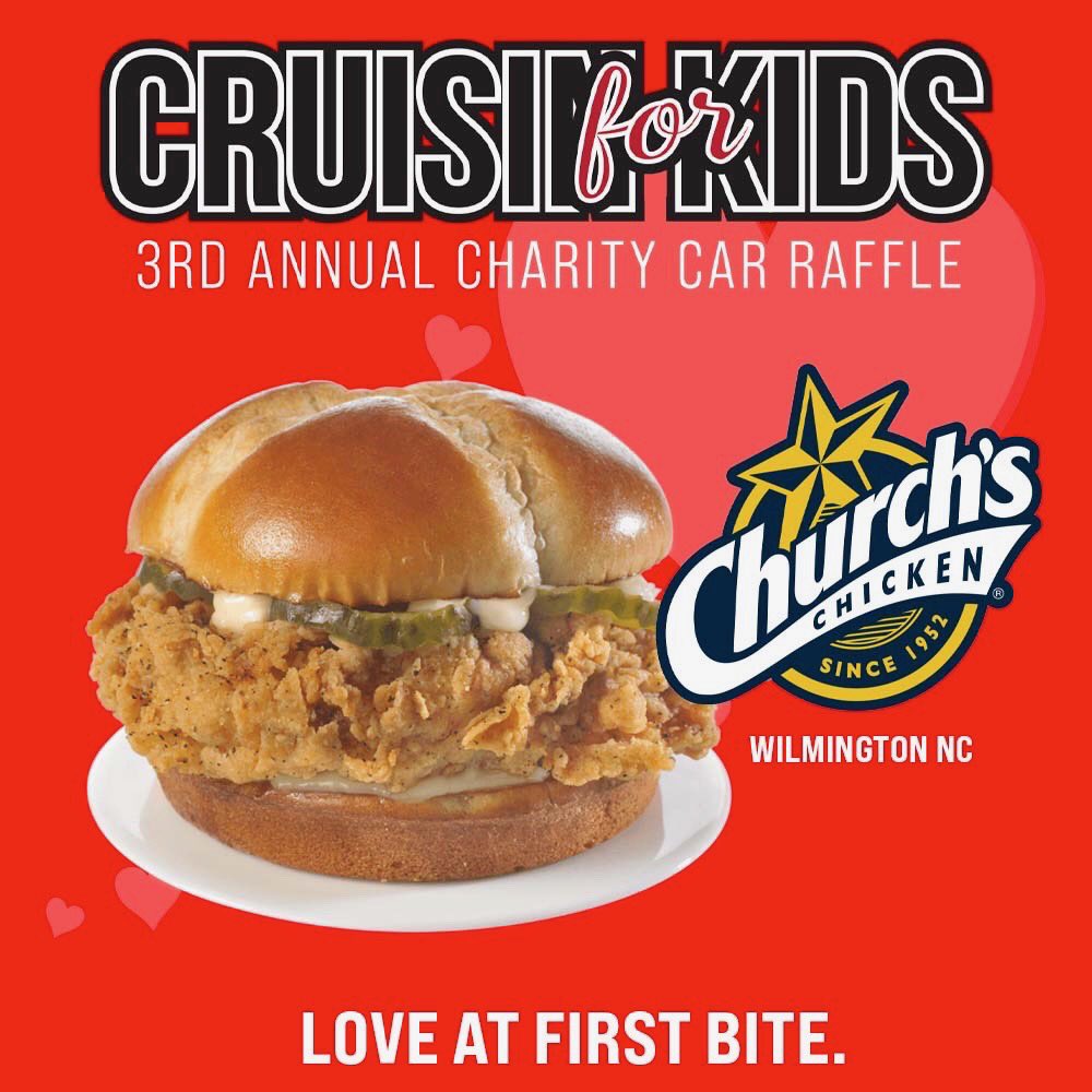 ncwraap's tweet photo. Catch us at the #wilmingtonnc @churchschicken location for some FREE stuff!!! 😉 😝 

Will you be the lucky winner? 

Check our social media for more details 😍

#raffle #rafflegiveaway #giveaway #nonprofit https://t.co/SF0LtdAhMJ