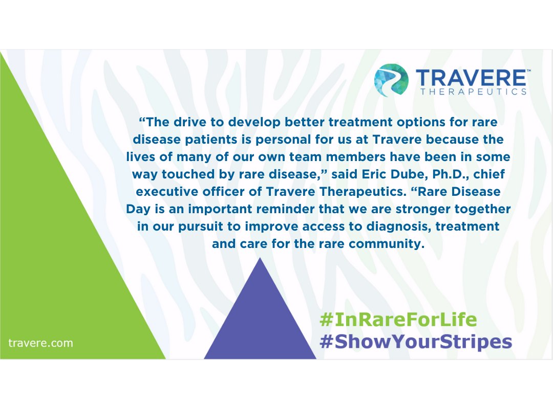 TravereRare's tweet photo. Travere Therapeutics recognizes Rare Disease Day 2021 and the importance of working together to innovate and address healthcare disparities in rare disease. Read the press release: https://t.co/vOOmTjpjw2 #RareDiseaseDay #InRareForLife https://t.co/75mdq0TVlZ