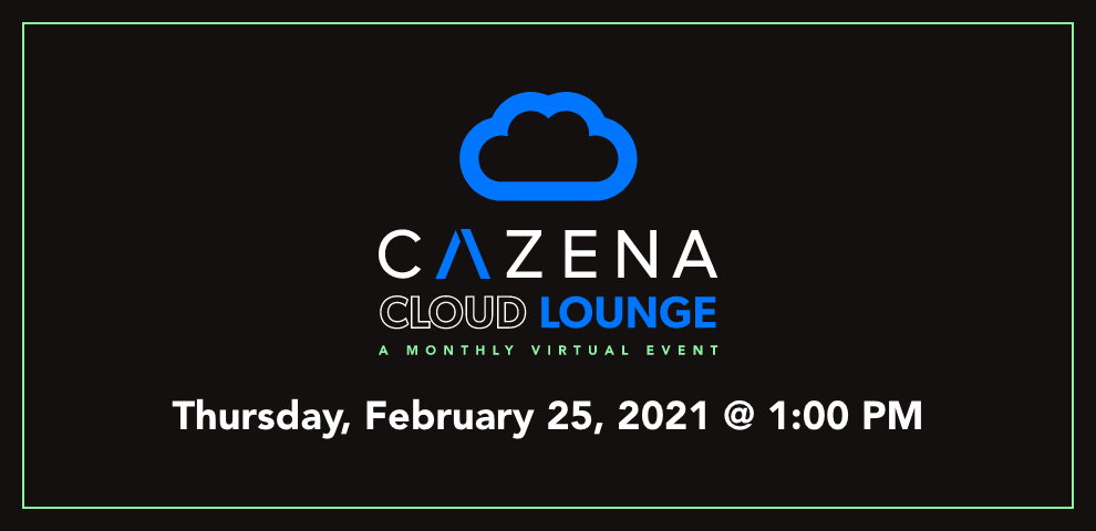 cazena's tweet photo. Cazena’s Cloud Lounge Virtual Event starts at 1pm ET and it’s still not too late to register! 

Learn about Driving Data Modernization Success in 2021.

Please join us — click below for live and replay access! 
https://t.co/52TTAbjHaW

#cazena #clouddatalakes #modernization #aws https://t.co/uC3dhcwfp3
