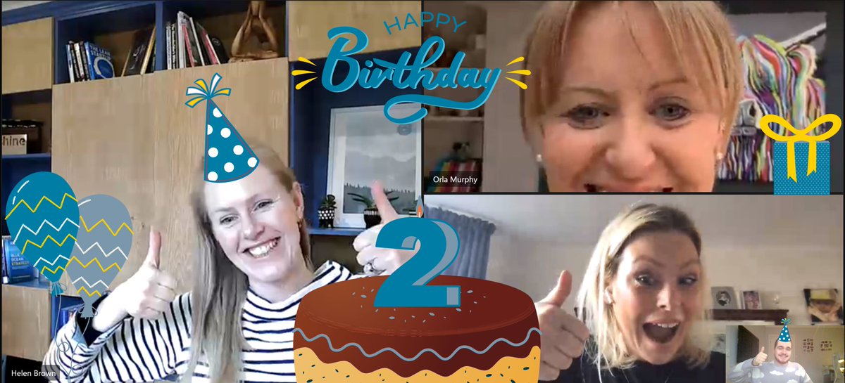 brownhelens's tweet photo. Happy Birthday @seebluemktg! 270% yoy growth does not happen without amazing clients and a lot of hard work. Well done team and a huge thank you to all our supporters!😘 

#b2bmarketing #Entrepreneur #Growth https://t.co/OmnK7LAQTM
