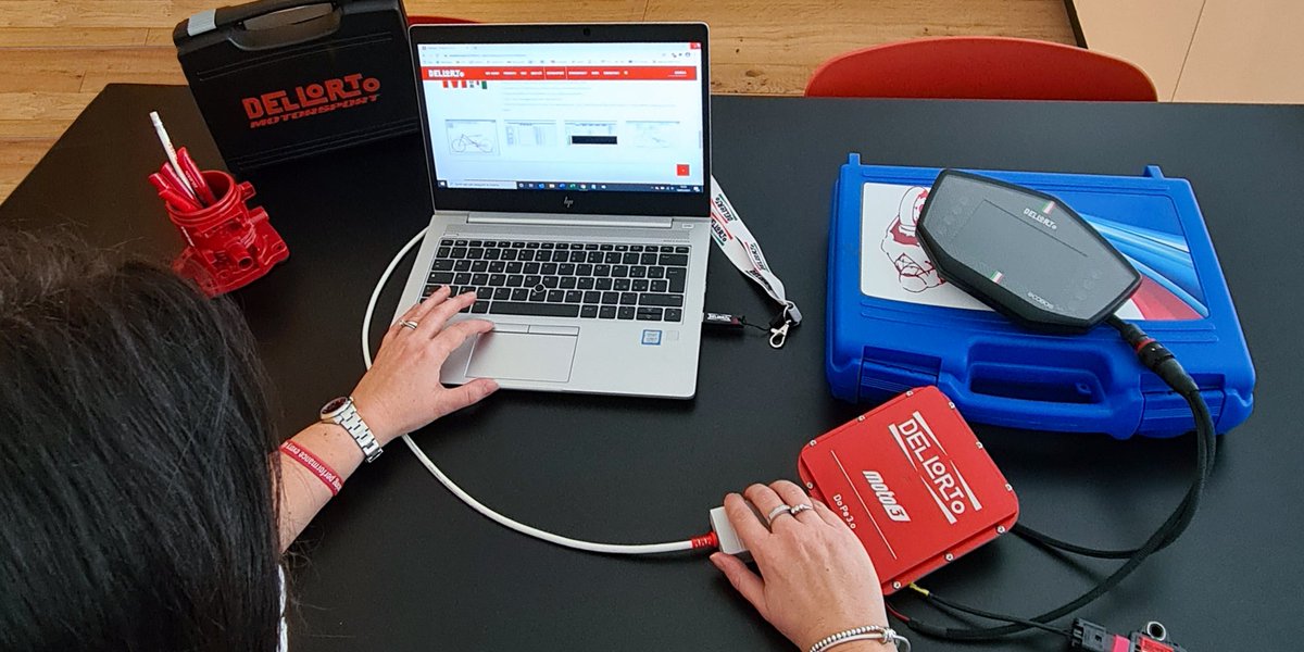 Già pronti per il primo weekend di gare di #Moto3! DELLORTO si conferma Single ECU Supplier della categoria.

#QatarGP