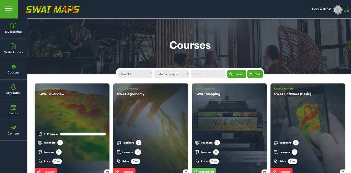 CropProCory's tweet photo. #SWATacademy starts next week! March 2 at 9am CST all of our partners will have access to an online library of onboarding sessions to become #certified agronomists and mappers and software users. If you are a partner make sure your calendar is marked! #swatmaps https://t.co/AoBsXteWC8