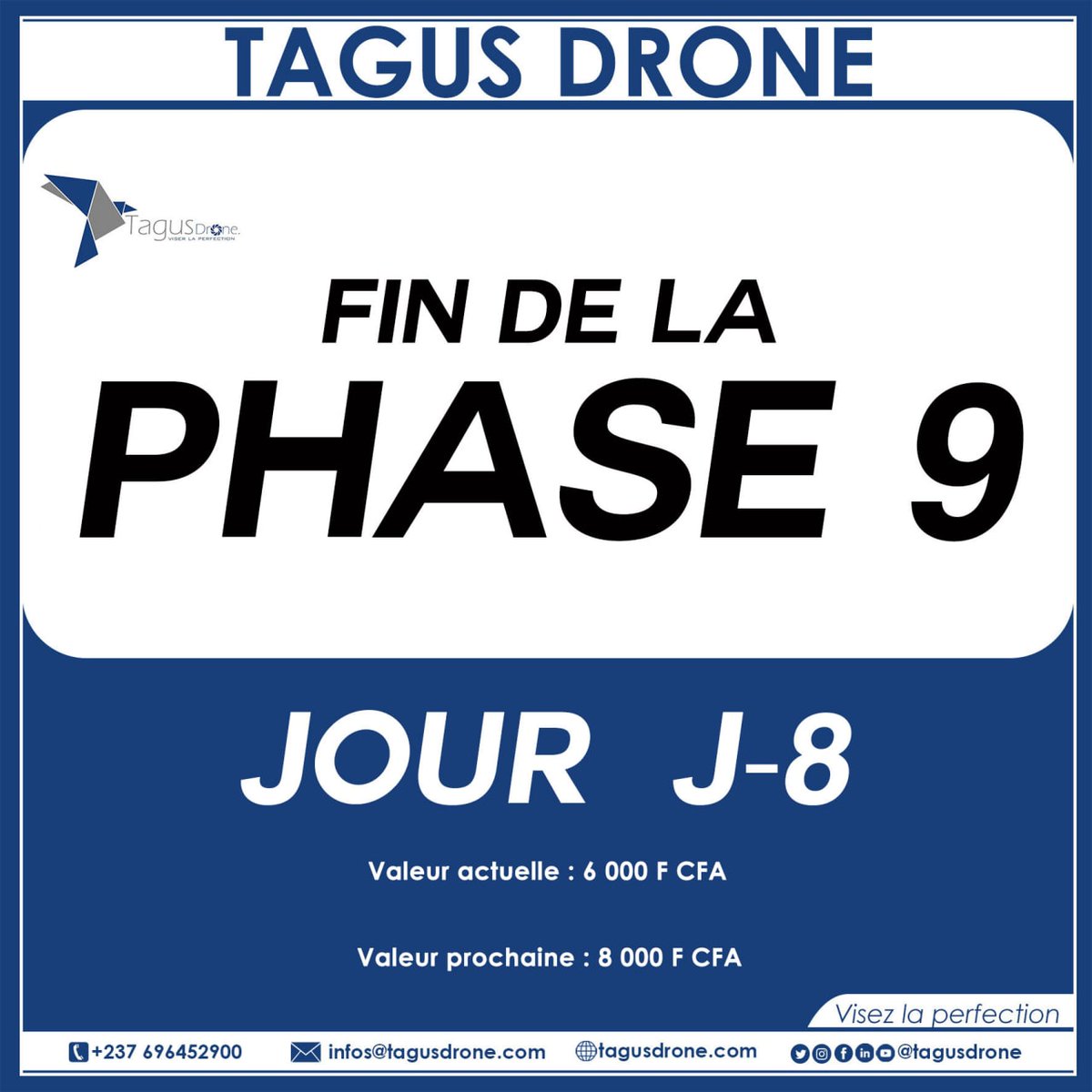 TagusDrone's tweet photo. Si votre passé vous a fait perdre confiance dans les initiatives africaines, TAGUS DRONE s'est donnée pour objectif de restaurer cette confiance perdue et ainsi redorer l'image de l'Afrique.

Rejoignez-nous maintenant à TAGUS DRONE sur https://t.co/XJN87BsmaC https://t.co/aNdWxLLyLo