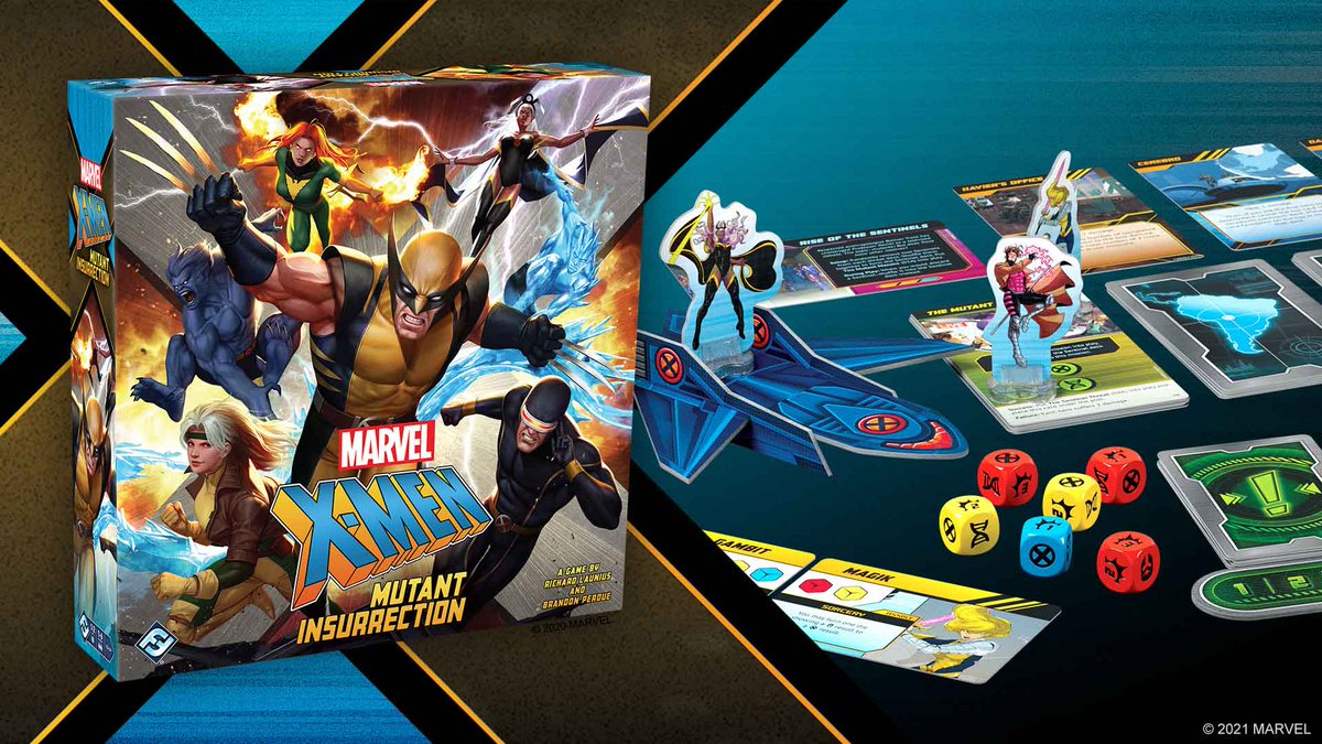 Asmodee_USA's tweet photo. Leap into the action with X-Men: Mutant Insurrection, a fast-paced, cooperative, dice-driven card game for one to six players!
#MutantInsurrection #cardgame #XMen https://t.co/6TyRvPZwld