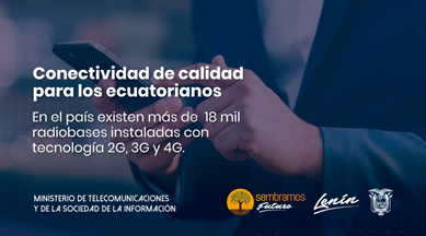 infoValledelaV's tweet photo. #EcuadorDigital |  Desplegamos infraestructura a escala nacional para llegar a zonas nunca antes atendidas y garantizar un país más conectado.
#SembramosFuturo https://t.co/9WXG3w05wA
