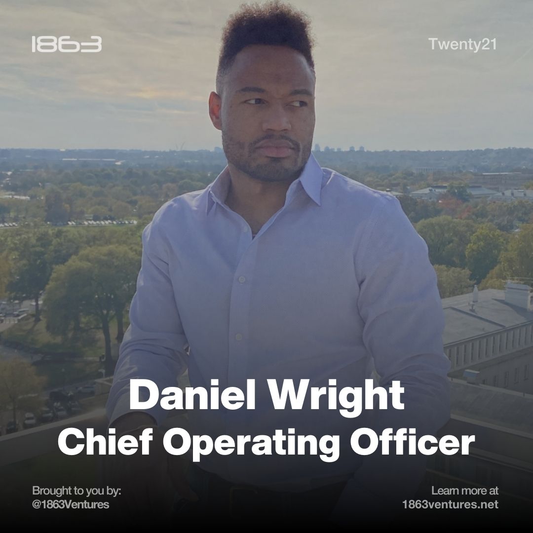 NewMajorityVent's tweet photo. 1863 Ventures Names Daniel Wright Chief Operating Officer
"Wright joins 1863 Ventures as the organization embarks on an extraordinary journey to help 1,500 New Majority entrepreneurs build and scale their businesses this year as a response to COVID-19."

https://t.co/nOdtyCDUn6 https://t.co/Rx7qGQ3WWc