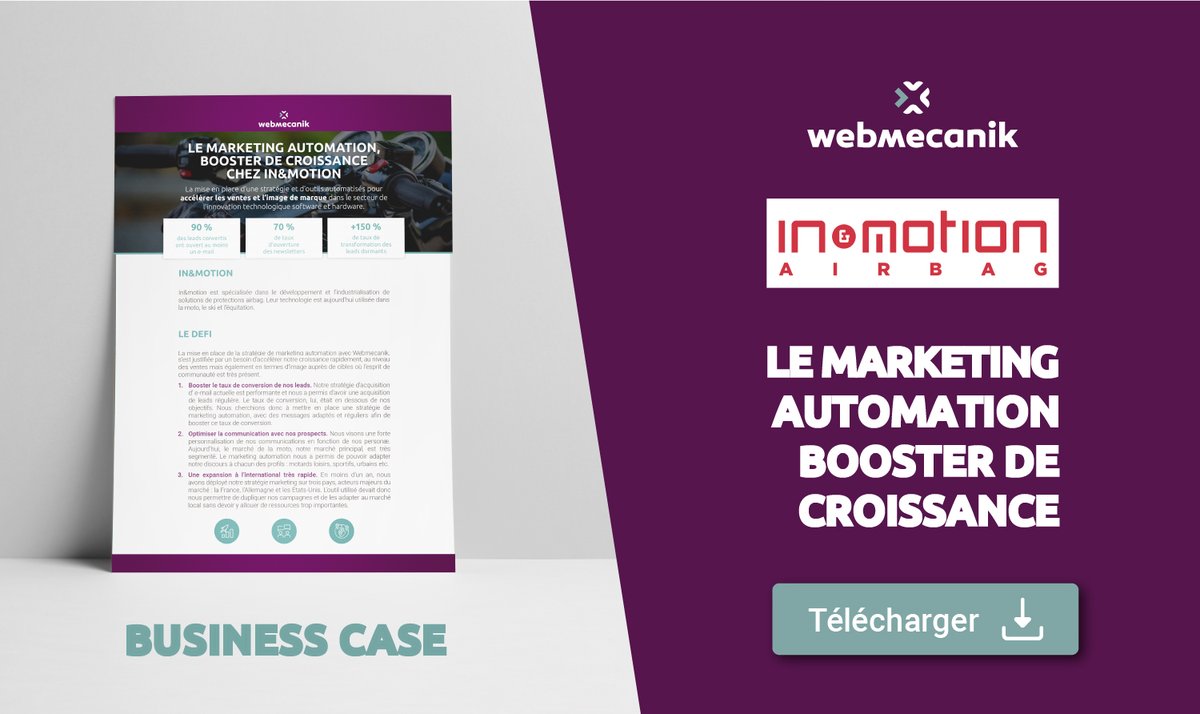 Webmecanik_FR's tweet photo. 📩 70% de taux d'ouverture de newsletter
📈 +150% de taux de transformation des leads dormants
Découvrez la #SucessStorie d' @inandmotion , entreprise innovante qui a boosté sa croissance avec une stratégie de #marketingautomation !
https://t.co/pNY842adcw https://t.co/RPOwQL4mEk