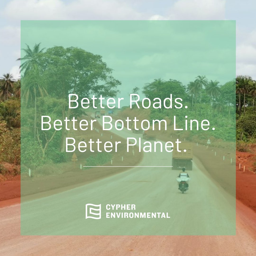CypherEnv's tweet photo. When we simplified our purpose, everything became much clearer. We help build a lot of great roads around the world, we save our customers a ton of money, and we help the planet in doing so 🌍. Period. #CleanTech #ESG #RoadSolutions https://t.co/6qh8bb4c92