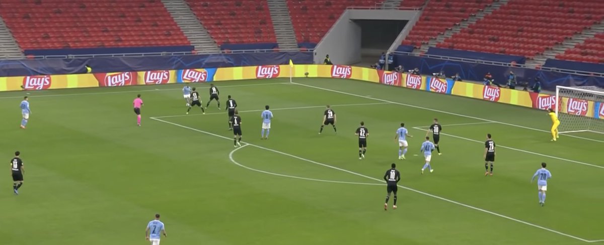BorussiaXpl's tweet photo. Marco Roses Matchplan war, was die Verteidigungshöhe angeht, der selbe wie im Heimspiel gg Real (siehe Bilder). In einer anderen Grundformation, aber ähnlich tief. Funktionierte. Aber nicht im Spiel nach vorne. Ein Thread. #BMGCity #DieFohlen #UCL https://t.co/leMjBmYgBQ