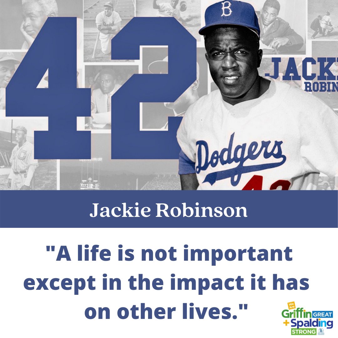 GriffinSpalding's tweet photo. Jack Roosevelt Robinson was an American professional baseball player who became the first African American to play in Major League Baseball in the modern era. #BlackHistoryMonth https://t.co/E8u4Ip7gMJ