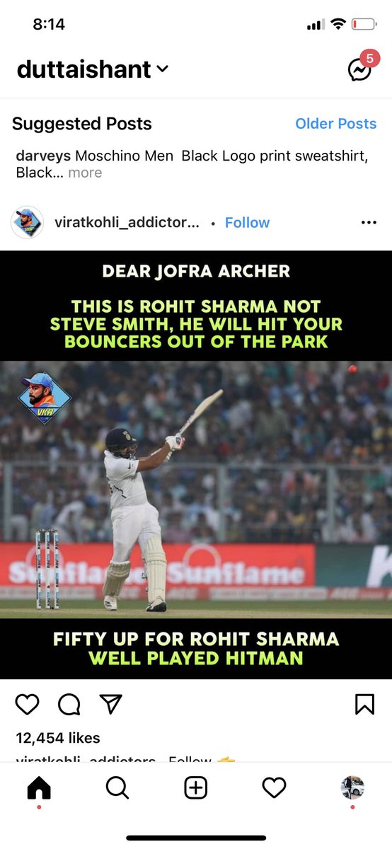 ishantdutta18's tweet photo. #RohitSharma Mumbai ka raja #INDvsENG #INDvsENG_2021 https://t.co/OaDezcfZsS