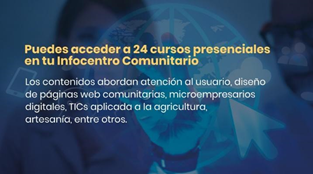 infoValledelaV's tweet photo. #EcuadorDigital | A través de los Infocentros Comunitarios los ecuatorianos pueden acceder a capacitaciones gratuitas sobre el uso y aprovechamiento de las Tecnologías de la Información y Comunicación.
Accede a más información en https://t.co/4lwJ1x2lWC
#SembramosFuturo https://t.co/jiNz80lil6