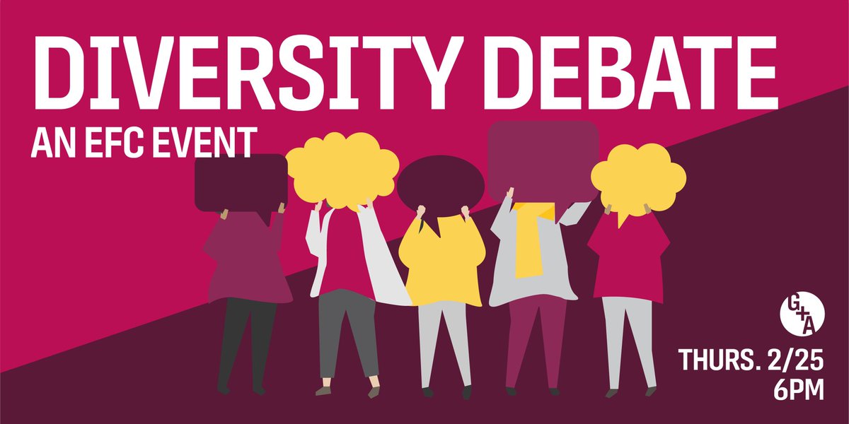 Tune in tonight to the Diversity Debate at 6pm to hear your candidates speak on relating to diversity, equity, privilege, and more. We look forward to seeing you all there and #TogetherWeWill work to create an inclusive community for all.

bit.ly/3aT6kFj