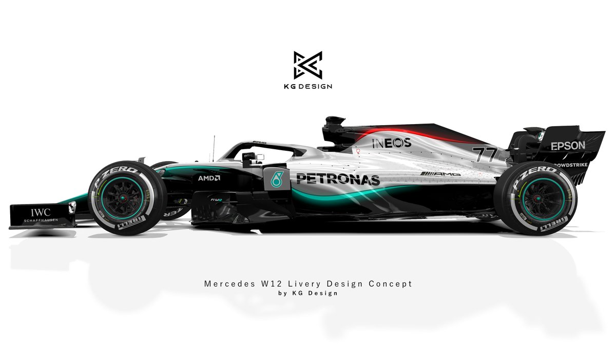 kg_des1gn's tweet photo. My take on the @MercedesAMGF1 W12 livery. I honestly think that's my best design so far! 

Follow me on Instagram!
https://t.co/WtMZPC1HkT
Support my work: https://t.co/Rr0Sw9wgb6
3D model by @racesimstudio

#F1 #F12020 #F12021 #Formula1 #FormulaOne #LiveryDesign #Mercedes #W12 https://t.co/qn09IldCc8