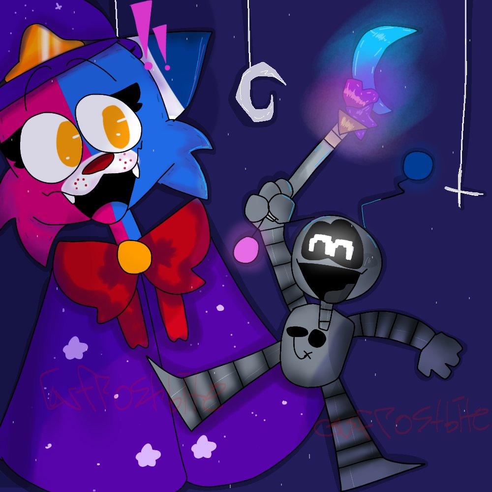 FrostbiteAHHH's tweet photo. Some crossover art I made for my friend e
.
.
.
.
#ibispaintx #fanart #characterdesign #fartyparty https://t.co/cMTBTokB8l