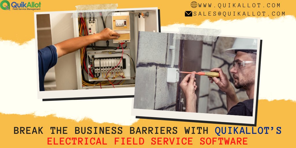 clara_ghosh's tweet image. Seamlessly manage day-to-day workflows with #QuikAllot #ElectricalContractorManagementSoftware! bit.ly/3dpvCZT

#FieldServiceTrackingApp #FieldWorkforceManagementApp #FieldWorkforceSoftware