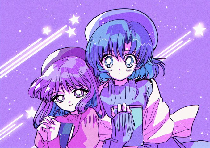 「90年代風 2人の女性」のTwitter画像/イラスト(新着)