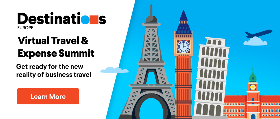Navan's tweet photo. Attending #BTSEKickOff? Save your spot for Destinations Europe as well. Itโs a free virtual T&E summit focusing on duty of care, cost control and sustainability.
Sign up ๐ https://t.co/LGTsaIAtXz
#TAdestinations21 https://t.co/5Ccd4oHih2