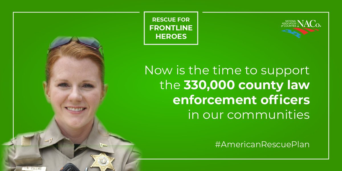 Frontline county heroes are working to keep us healthy &amp; safe in Alabama.
Please support the #AmericanRescuePlan for our first responders &amp; law enforcement officers. 
Learn more here: bit.ly/3pV4RT4
#alpolitics