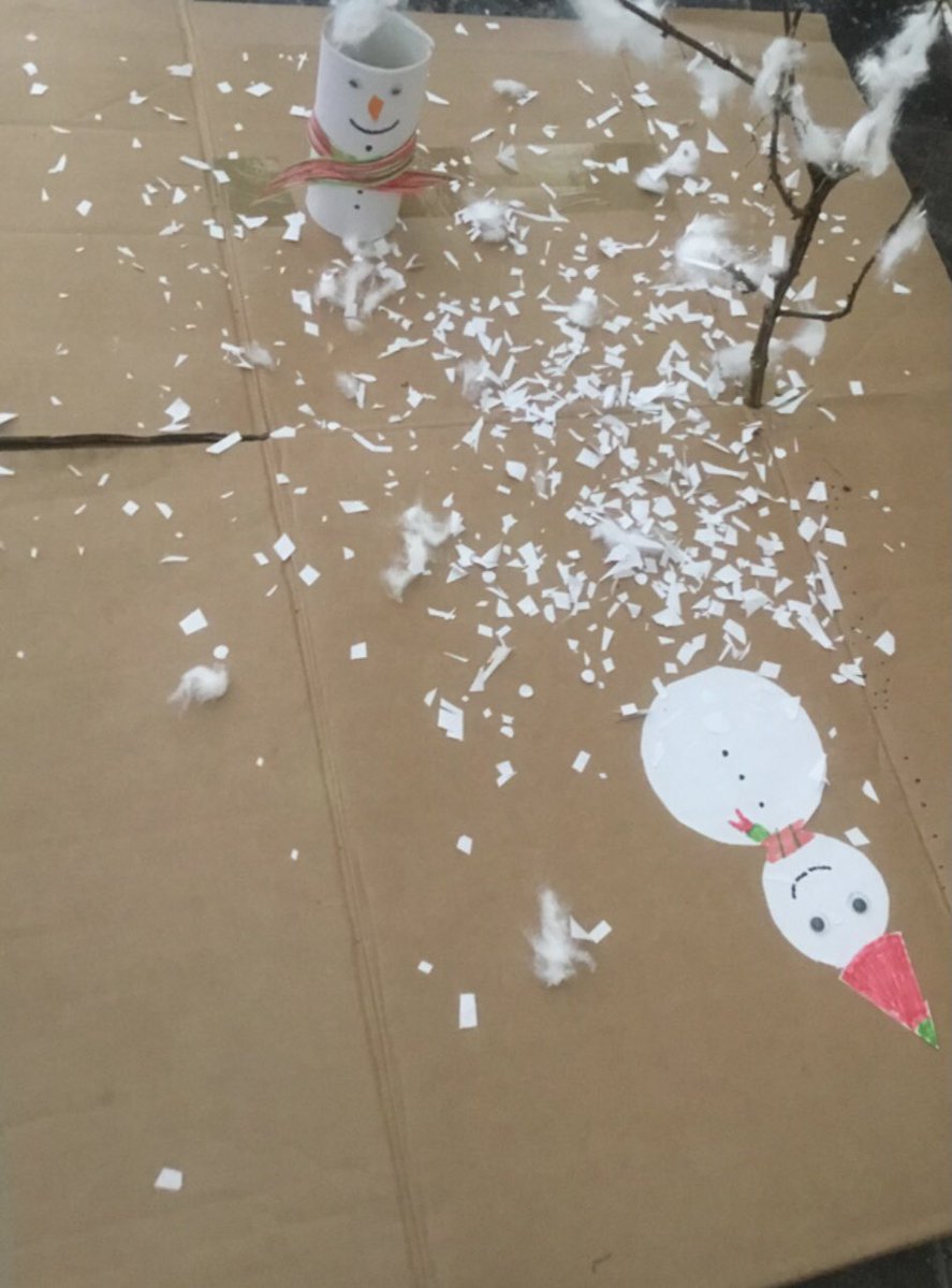 MissYusuf__'s tweet photo. Class 1A have been very busy this afternoon making their creative winter pictures! ❄️☃️🌨 @MrsKhanC5 @OliveTreeBolton https://t.co/cmQvwYSB11
