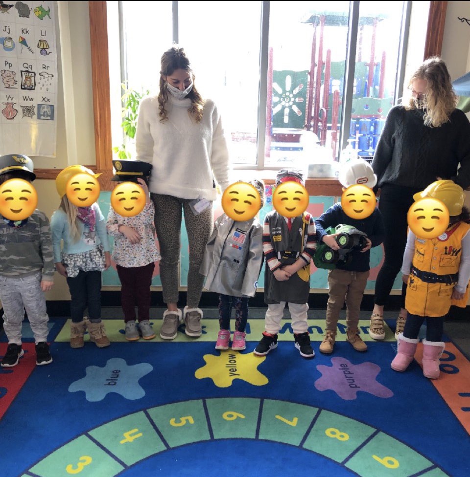 GCCEEC's tweet photo. We had a great week at the #GCCEEC! Campus Safety taught us all about fire safety, we had 2 Spanish lessons from GCC Spanish Education Majors, and we learned about community helpers (and even got to dress up like them!). What a fun week! https://t.co/qKaoju5VGH