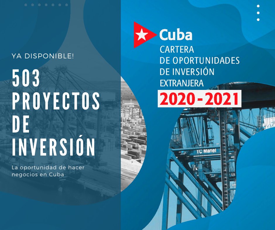 #Cuba🇨🇺 Cartera de Oportunidades de Inversión Extranjera 2021-2022,  más moderna, interactiva y funcional para atraer inversionistas extranjeros.#KatiaAlonso Directora Negocios <a href="/MINCEX_CUBA/">MINCEX🇨🇺</a> así lo explica. Otro paso p' cumplir nuestra #EstrategiaEconómicoSocial. <a href="/pro_cuba/">ProCuba</a>